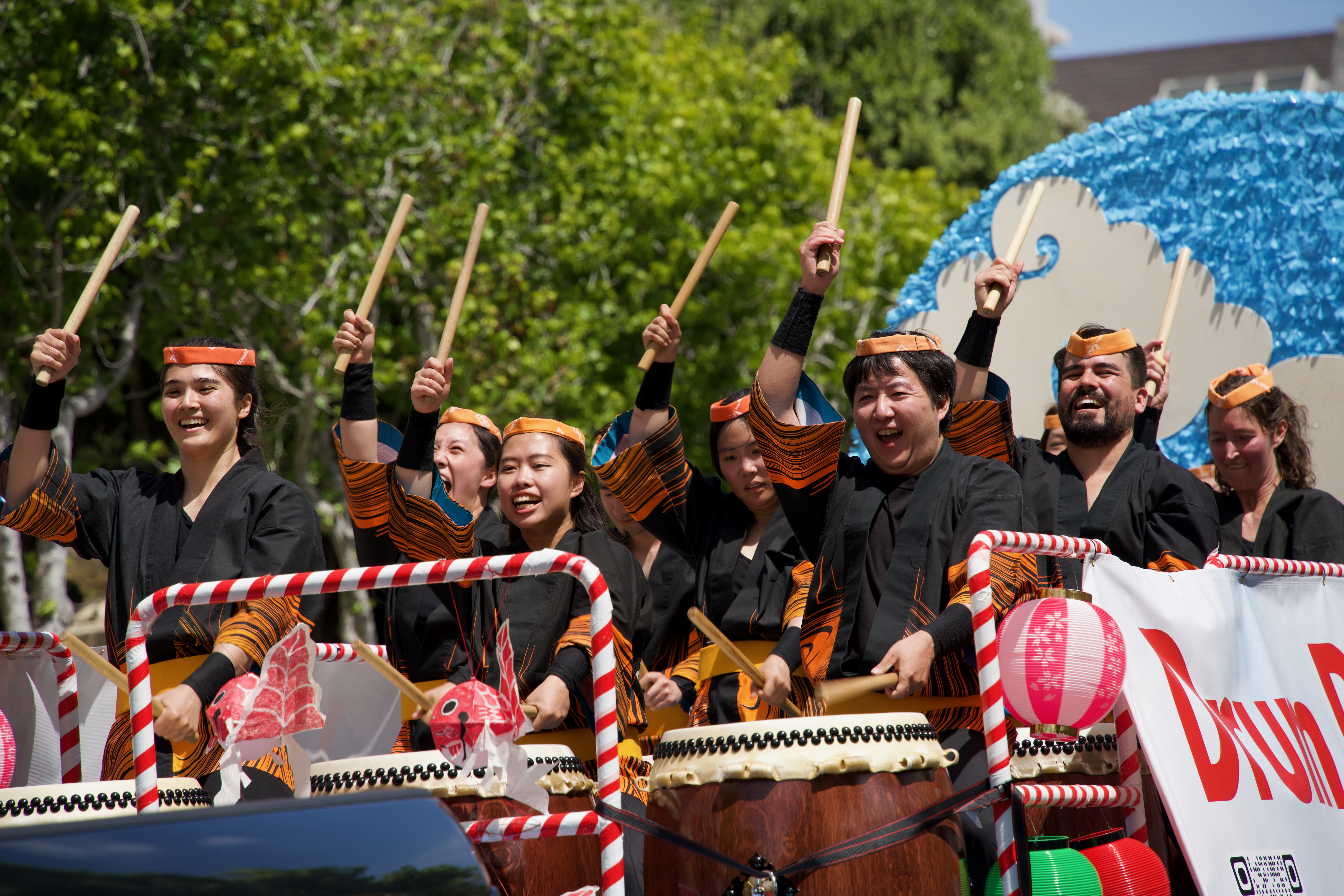 Drum Revolution at the Cherry Blossom Festival